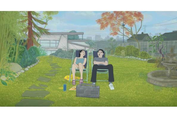 A scene from BLIND WILLOW, SLEEPING WOMAN. A Zeitgeist Films release in association with Kino Lorber.